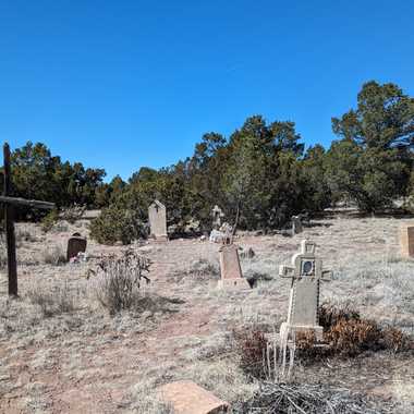 The cemetery of Ojo de la Vaca