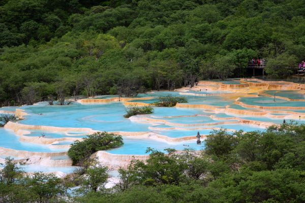 Huanglong Travertine Pools