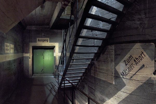 Gesundbrunnen Bunker - Entrance from inside