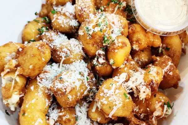 Fried cheese curds are pure crunch and nostalgia.