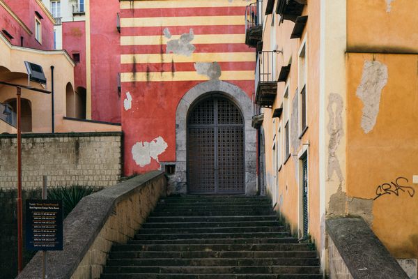 The beautiful Italian town has been left deserted since the '70s due to an aborted eruption.