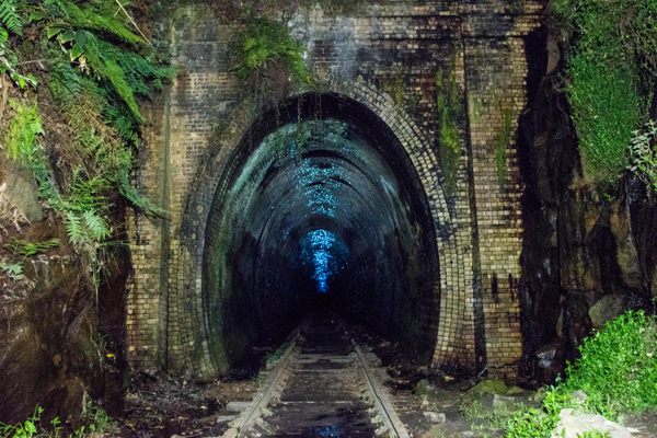 Helensburgh Glowworm Tunnel.