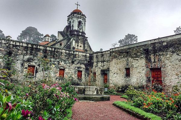 A view of the convent from the courtyard.