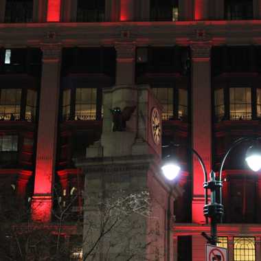 The New York Herald Monument.