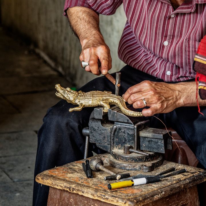 Local Egyptian goldsmith.