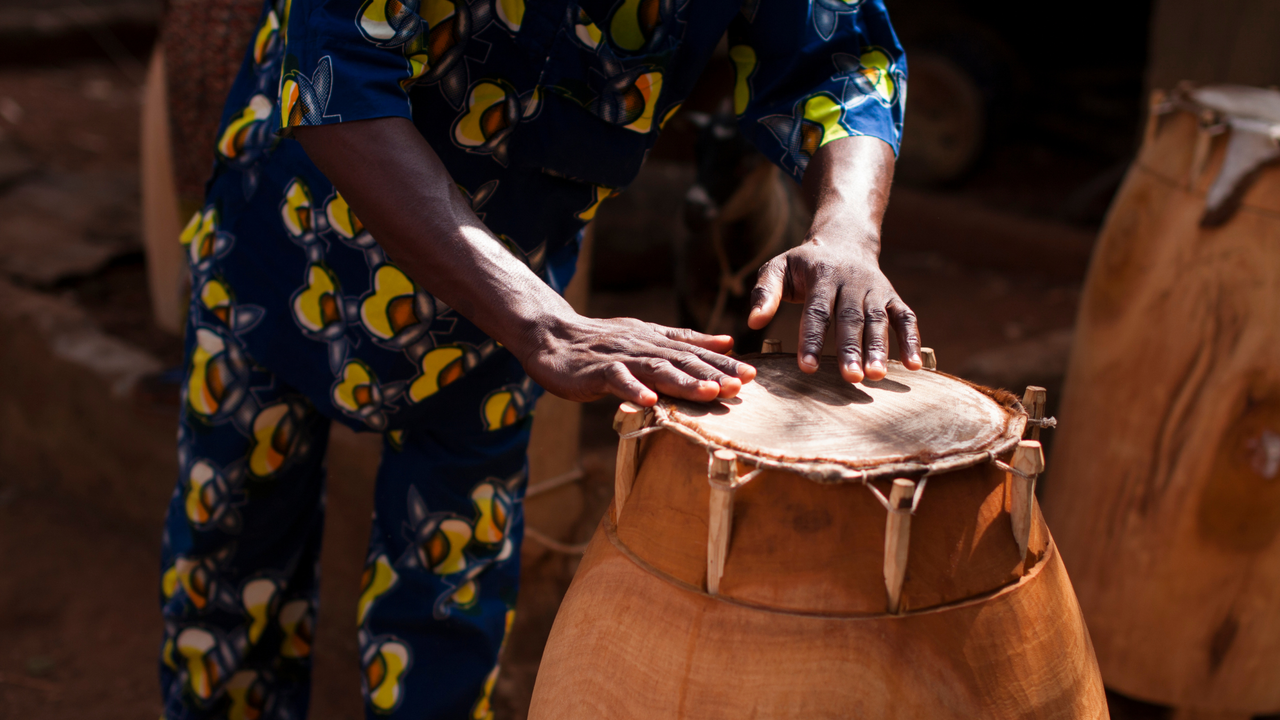 West Africa djembe