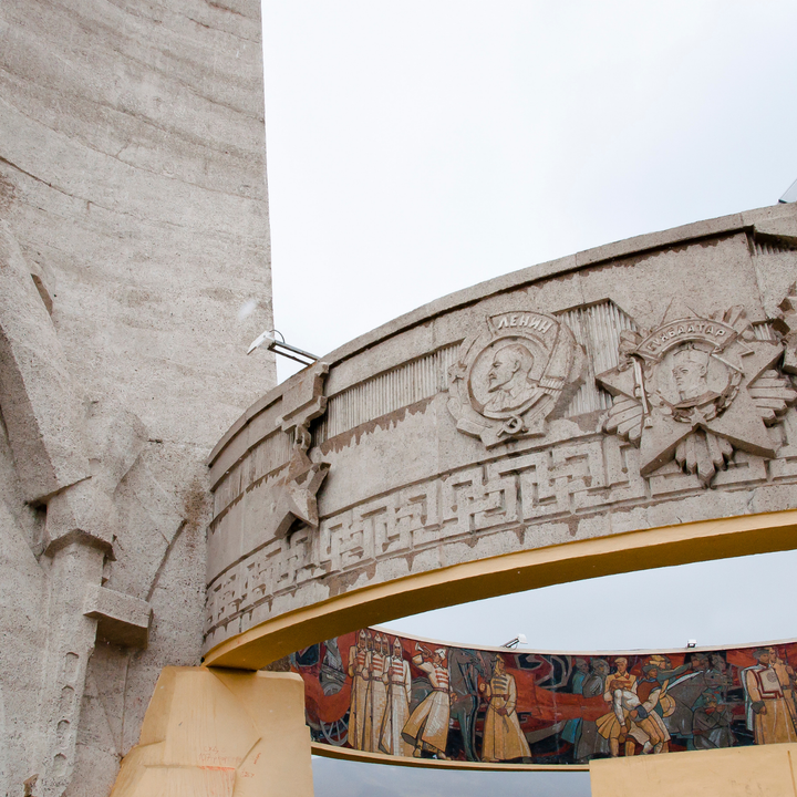 Zaisan Monument in Ulaanbaatar.